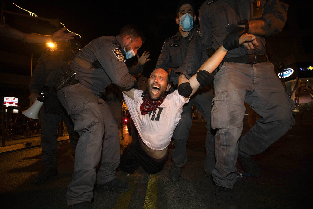 APTOPIX Virus Outbreak Israel Politics